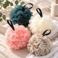Colorful Mesh Loofah Shower Pouf