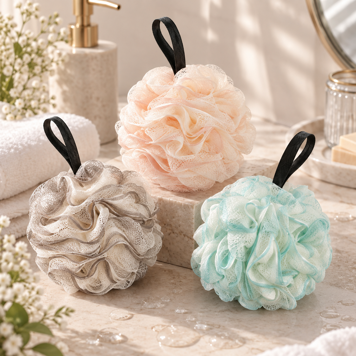 Large Rich Bubble Bath Sponge
